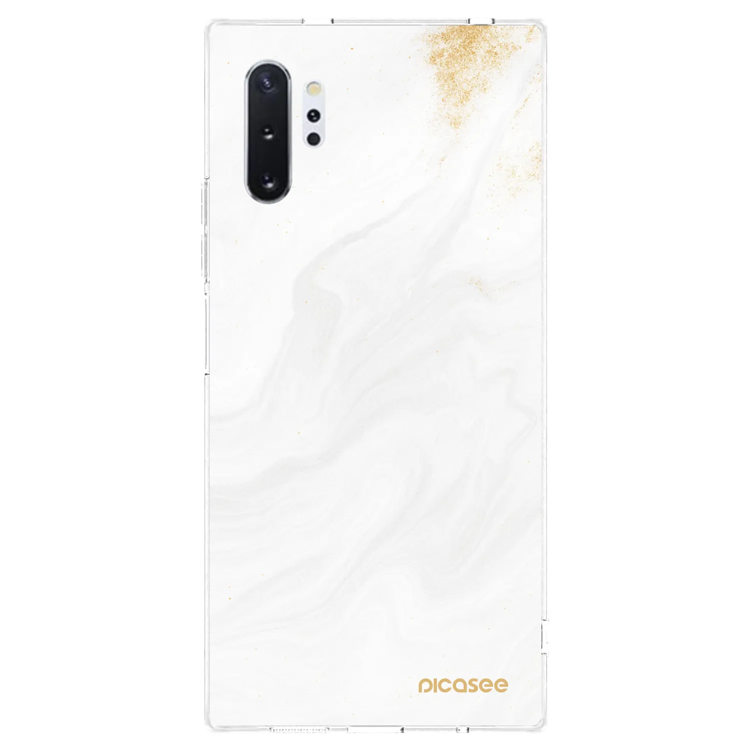 Picasee διαφανής θήκη σιλικόνης Samsung Galaxy Note 10+ N975F - White