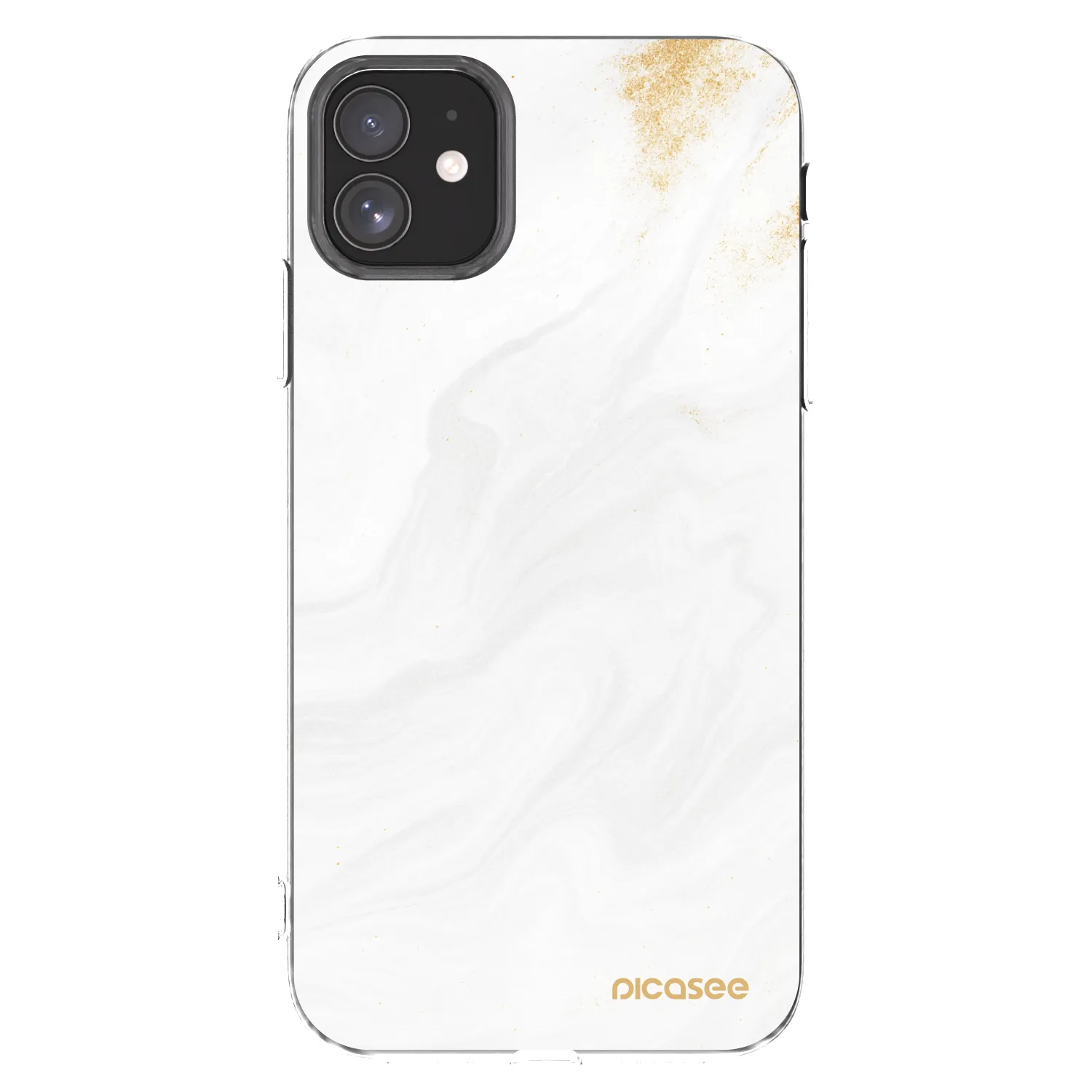 Picasee διαφανής θήκη σιλικόνης Apple iPhone 11 - White