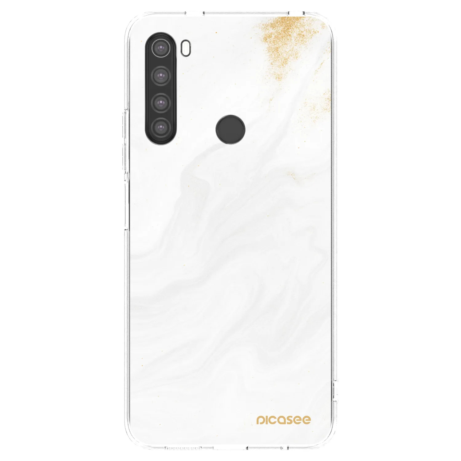 Picasee διαφανής θήκη σιλικόνης Xiaomi Redmi Note 8 - White