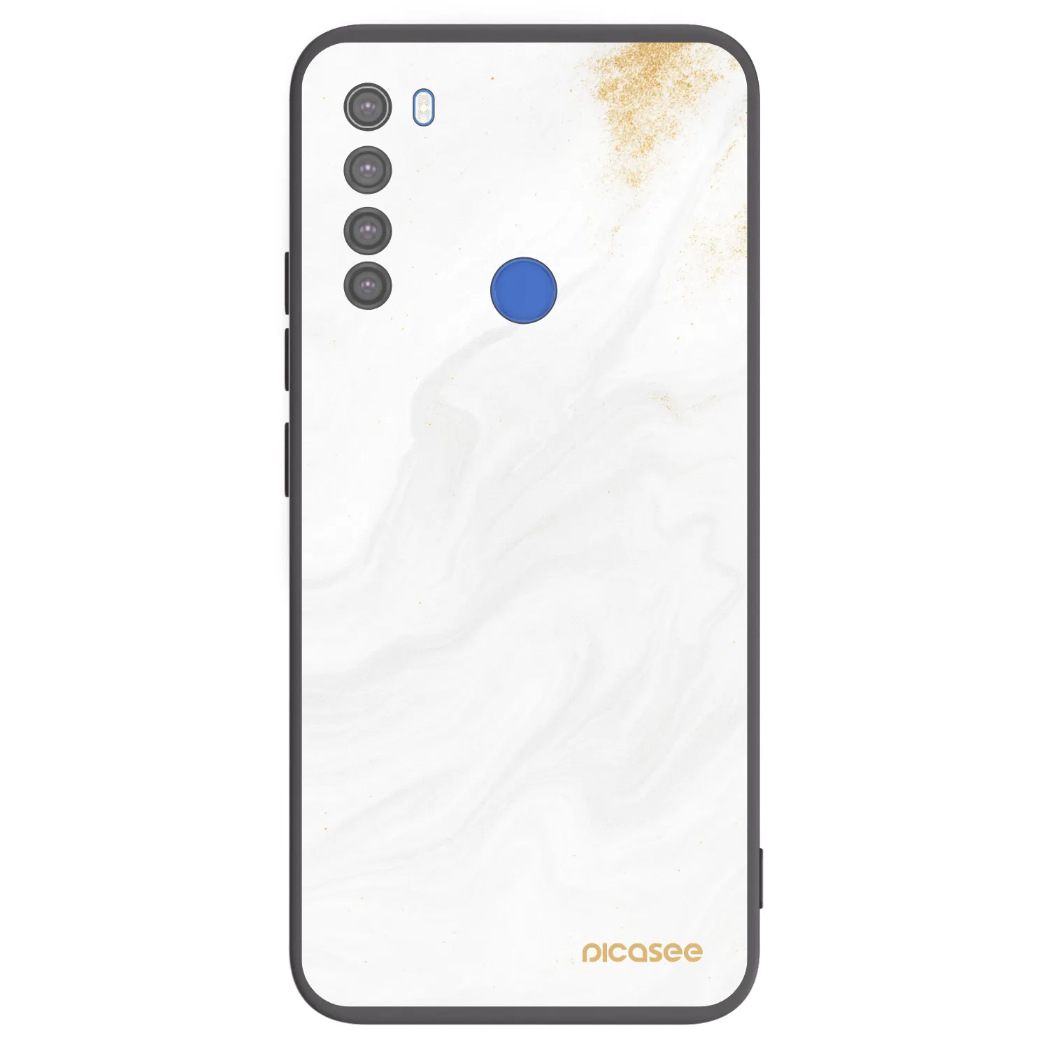 Picasee Μαύρη θήκη σιλικόνης για Xiaomi Redmi Note 8T - White