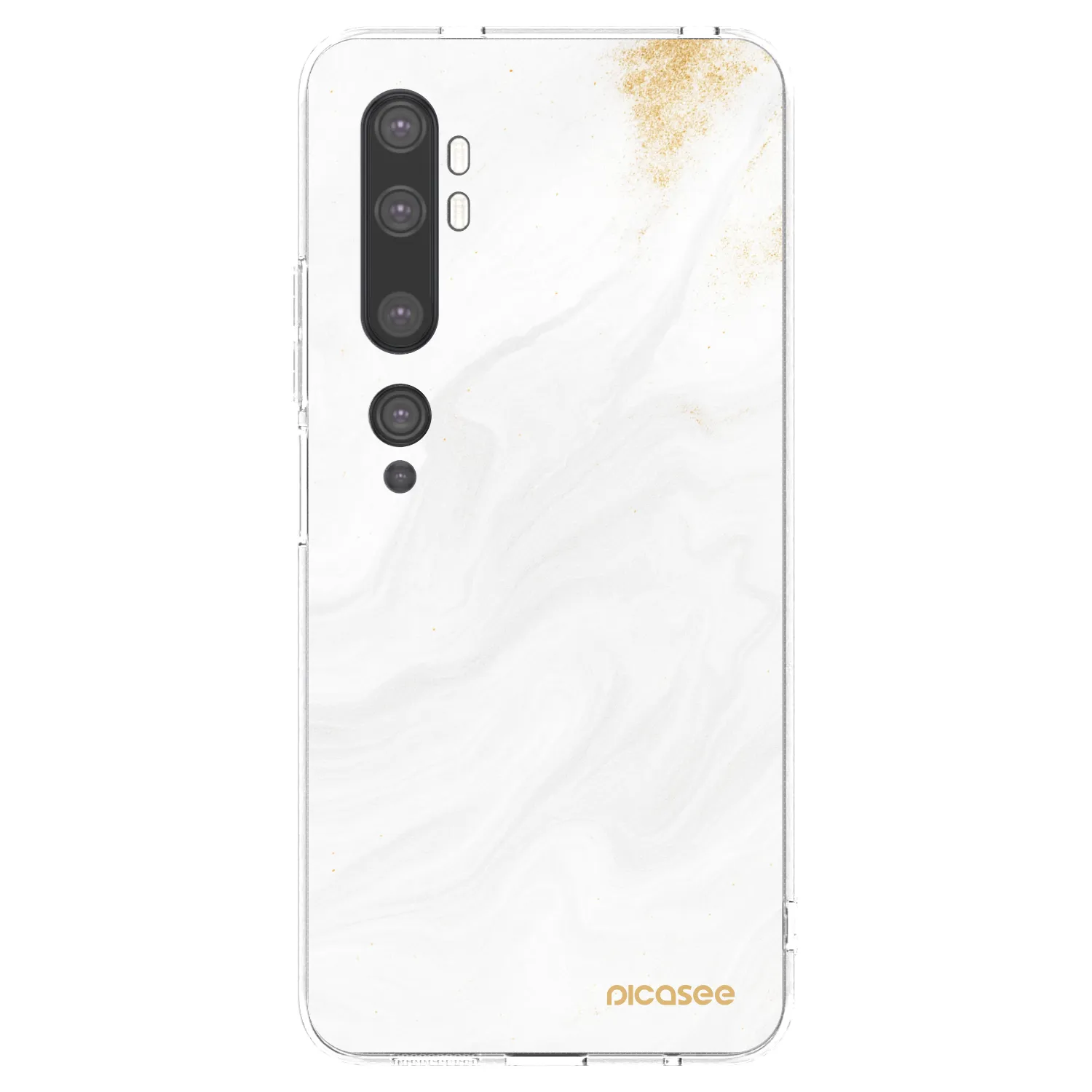 Picasee διαφανής θήκη σιλικόνης Xiaomi Mi Note 10 (Pro) - White