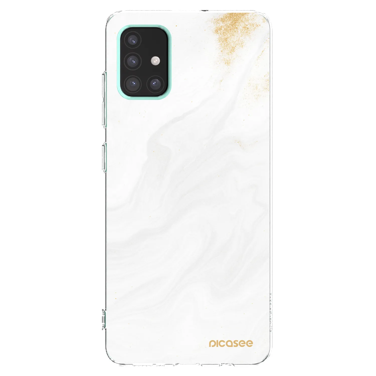 Picasee διαφανής θήκη σιλικόνης Samsung Galaxy A51 A515F - White