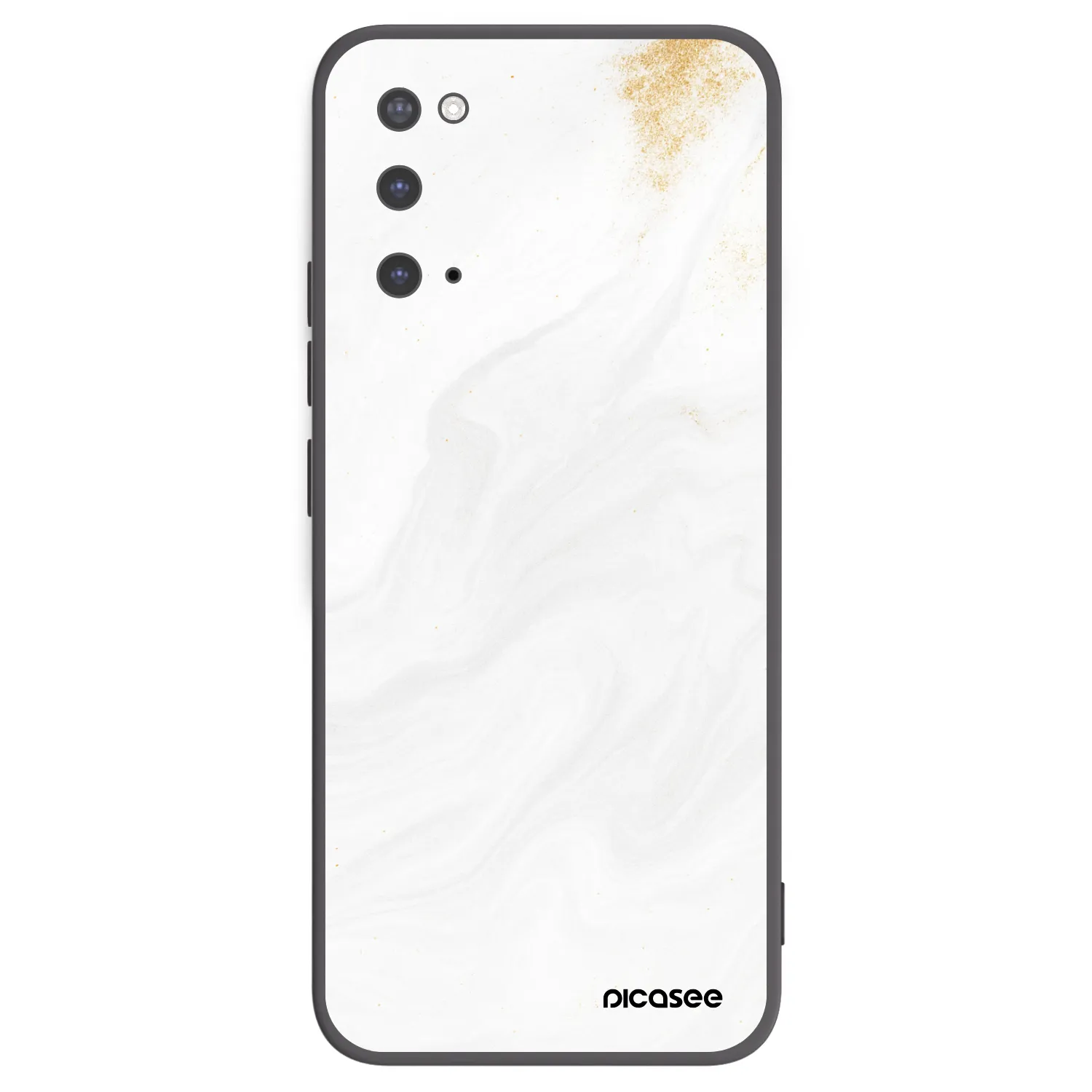 Picasee Μαύρη θήκη σιλικόνης για Samsung Galaxy S20 G980F - White