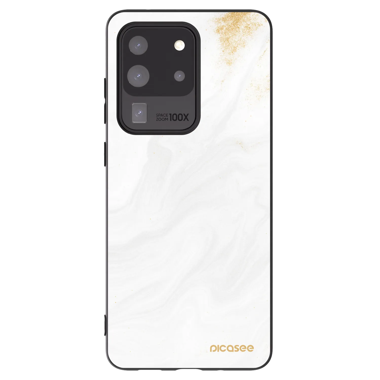 Picasee Μαύρη θήκη σιλικόνης για Samsung Galaxy S20 Ultra 5G G988F - White