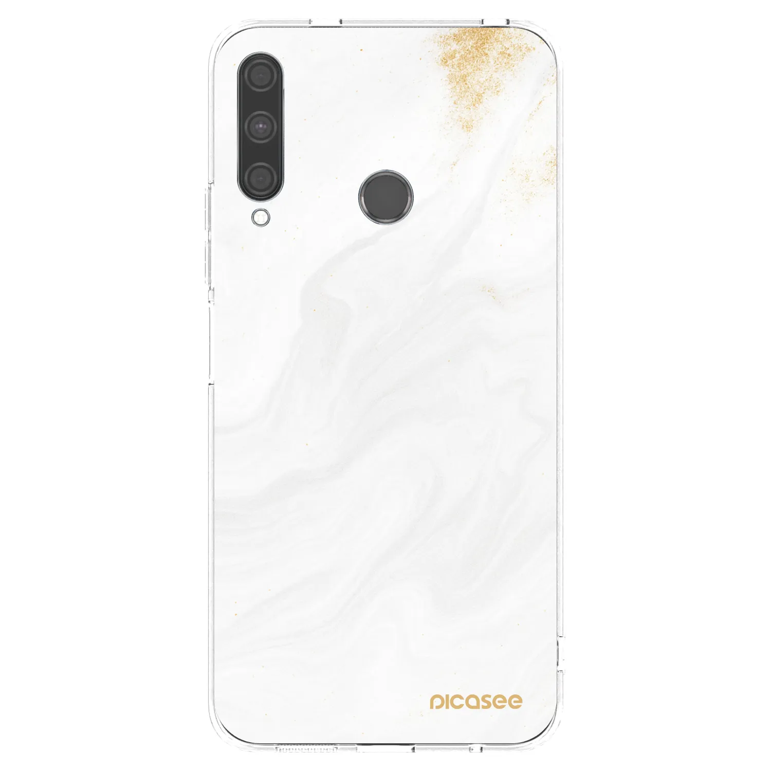 Picasee διαφανής θήκη σιλικόνης Huawei P40 Lite E - White