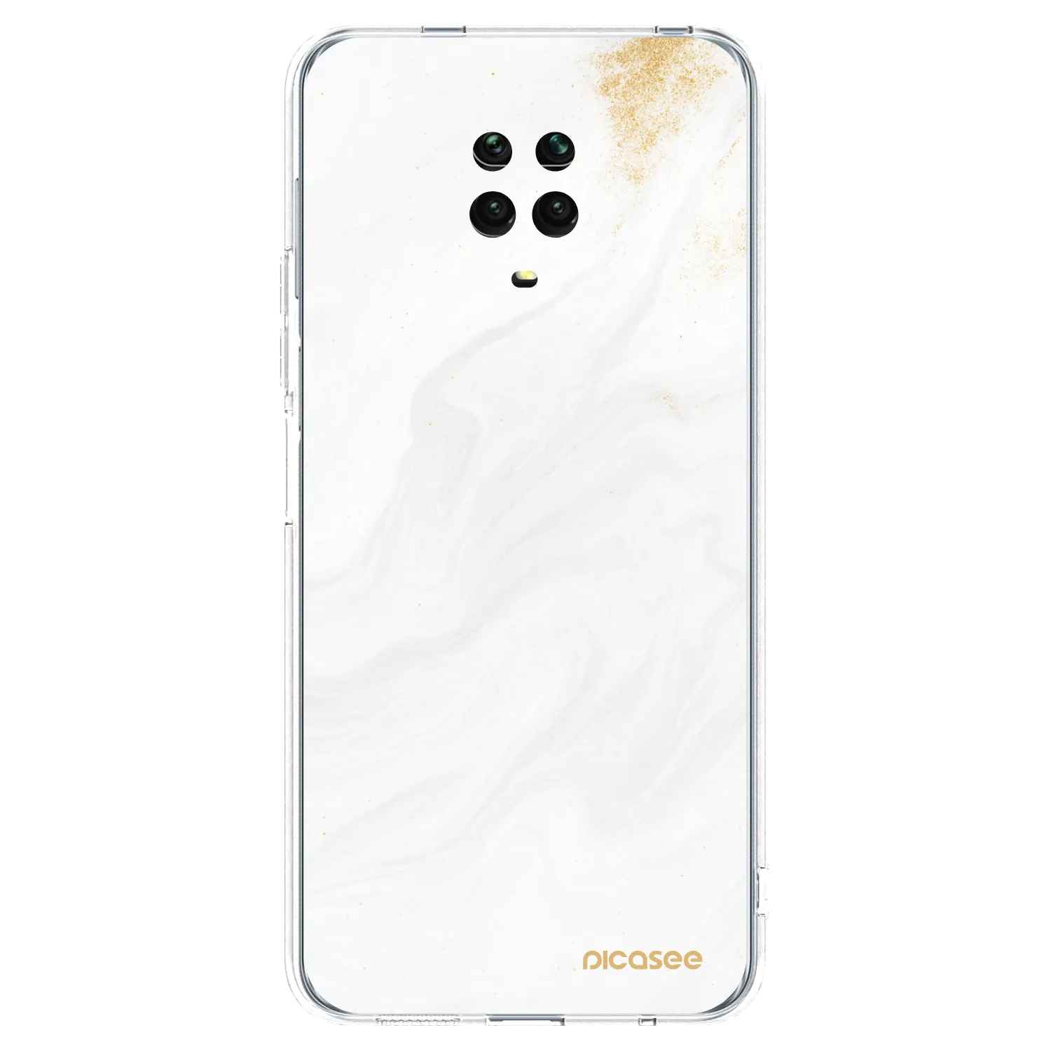 Picasee διαφανής θήκη σιλικόνης Xiaomi Redmi Note 9 Pro - White