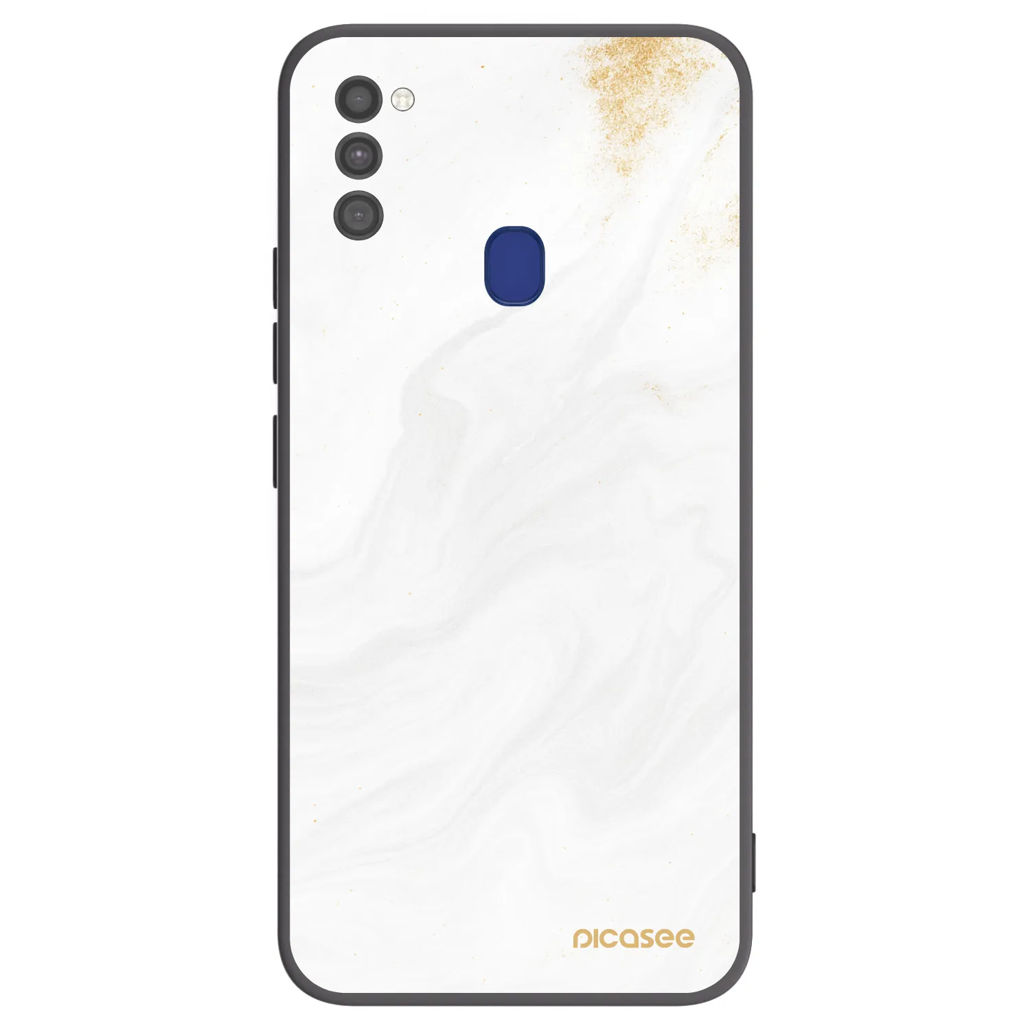 Picasee Μαύρη θήκη σιλικόνης για Samsung Galaxy M21 M215F - White