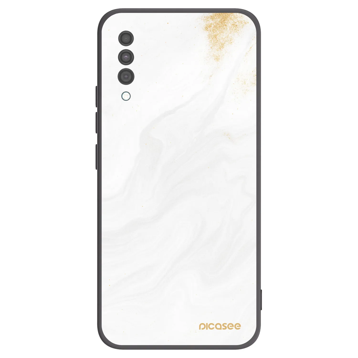 Picasee Μαύρη θήκη σιλικόνης για Samsung Galaxy A30s A307F - White