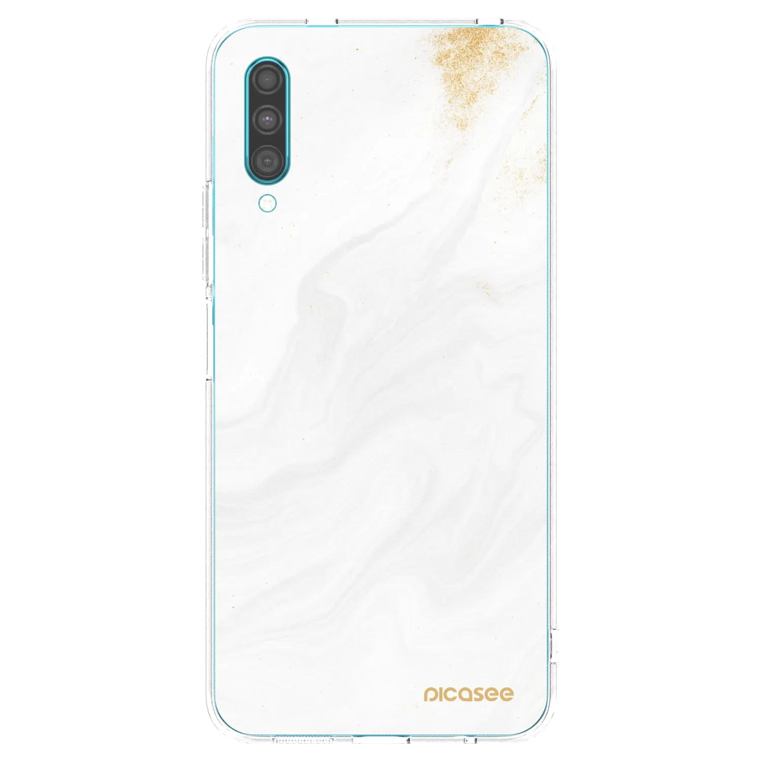 Picasee διαφανής θήκη σιλικόνης Samsung Galaxy A30s A307F - White