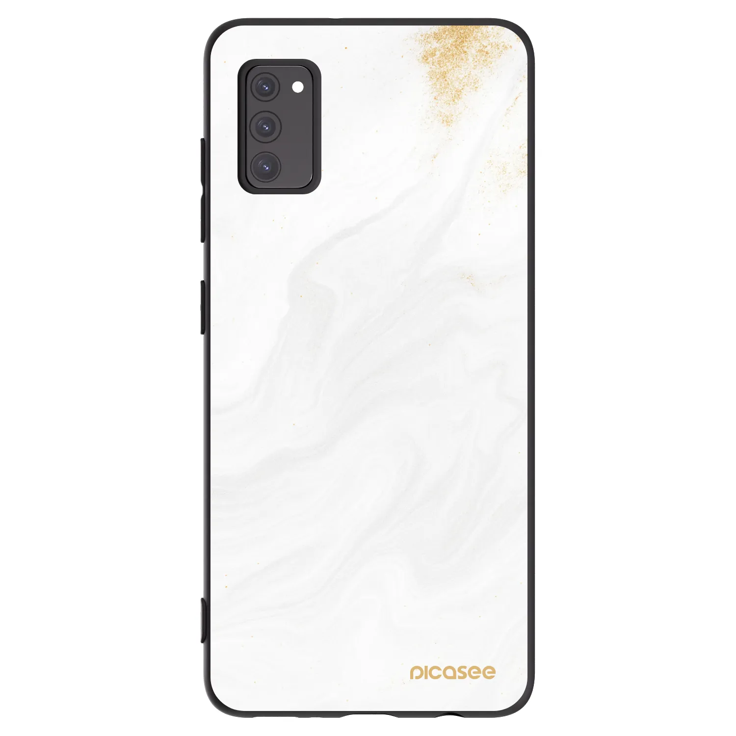 Picasee Μαύρη θήκη σιλικόνης για Samsung Galaxy A41 A415F - White
