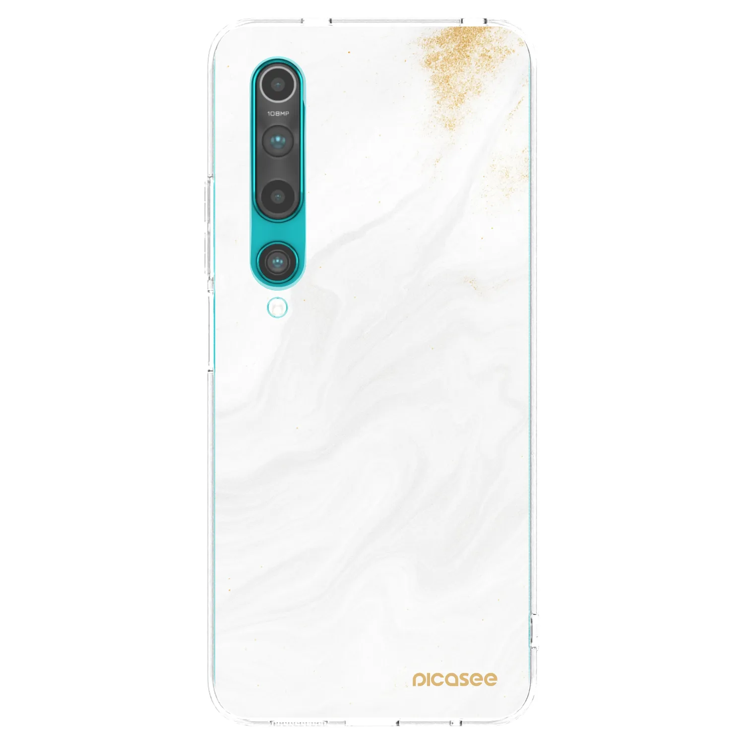 Picasee διαφανής θήκη σιλικόνης Xiaomi Mi 10 - White
