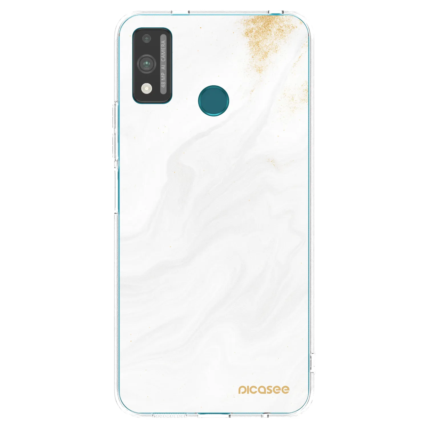 Picasee διαφανής θήκη σιλικόνης Honor 9X Lite - White