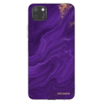 Picasee διαφανής θήκη σιλικόνης Huawei Y5P - Purple