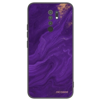 Picasee Μαύρη θήκη σιλικόνης για Xiaomi Redmi 9 - Purple