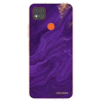 Picasee διαφανής θήκη σιλικόνης Xiaomi Redmi 9C - Purple