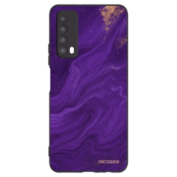 Picasee Μαύρη θήκη σιλικόνης για Huawei P Smart 2021 - Purple