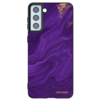Picasee Μαύρη θήκη σιλικόνης για Samsung Galaxy S21+ 5G G996F - Purple