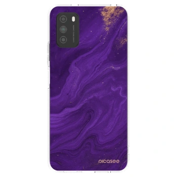 Picasee διαφανής θήκη σιλικόνης Xiaomi Poco M3 - Purple