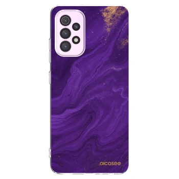 Picasee διαφανής θήκη σιλικόνης Samsung Galaxy A32 5G A326B - Purple