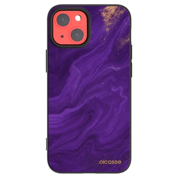 Picasee Μαύρη θήκη σιλικόνης για Apple iPhone 13 mini - Purple