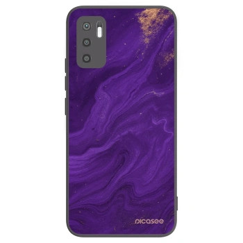 Picasee Μαύρη θήκη σιλικόνης για Xiaomi Redmi Note 10 5G - Purple