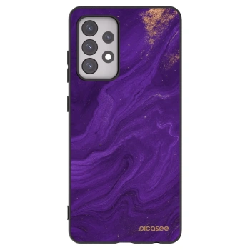 Picasee Μαύρη θήκη σιλικόνης για Samsung Galaxy A52s 5G A528B - Purple