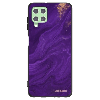 Picasee Μαύρη θήκη σιλικόνης για Samsung Galaxy A22 A225F 4G - Purple