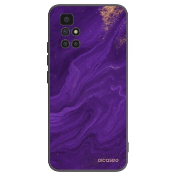 Picasee Μαύρη θήκη σιλικόνης για Xiaomi Redmi 10 - Purple