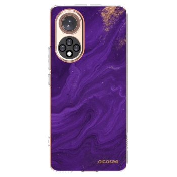 Picasee διαφανής θήκη σιλικόνης Honor 50 5G - Purple