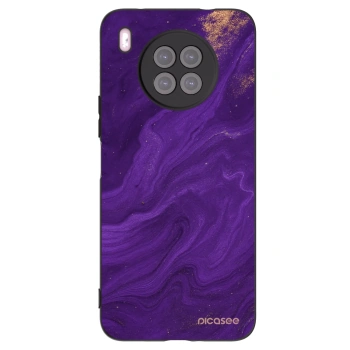 Picasee Μαύρη θήκη σιλικόνης για Huawei Nova 8i - Purple