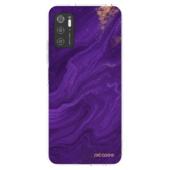 Picasee διαφανής θήκη σιλικόνης Xiaomi Poco M3 Pro 5G - Purple