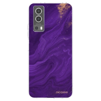 Picasee διαφανής θήκη σιλικόνης Vivo Y72 5G - Purple
