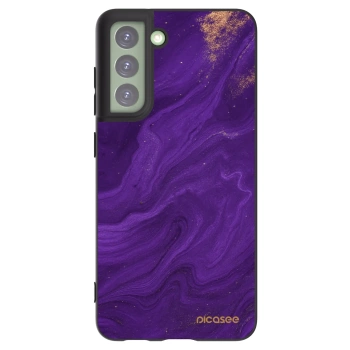 Picasee Μαύρη θήκη σιλικόνης για Samsung Galaxy S21 FE 5G - Purple
