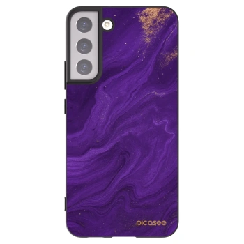 Picasee Μαύρη θήκη σιλικόνης για Samsung Galaxy S22+ 5G - Purple