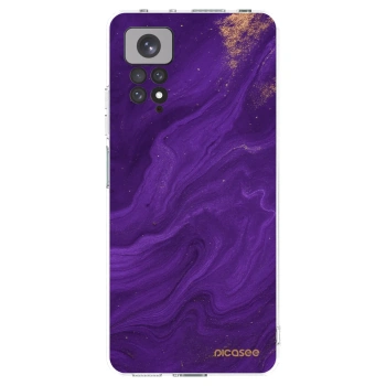 Picasee διαφανής θήκη σιλικόνης Xiaomi Redmi Note 11 - Purple