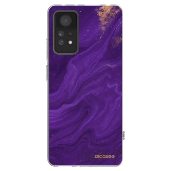 Picasee διαφανής θήκη σιλικόνης Xiaomi Redmi Note 11 Pro - Purple