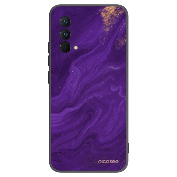 Picasee Μαύρη θήκη σιλικόνης για Realme GT Master Edition 5G - Purple