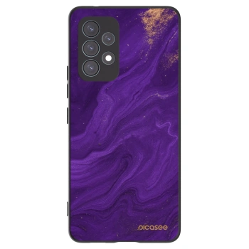 Picasee Μαύρη θήκη σιλικόνης για Samsung Galaxy A53 5G A536 - Purple