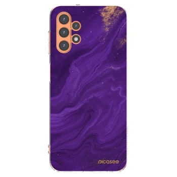 Picasee διαφανής θήκη σιλικόνης Samsung Galaxy A13 4G A135 - Purple