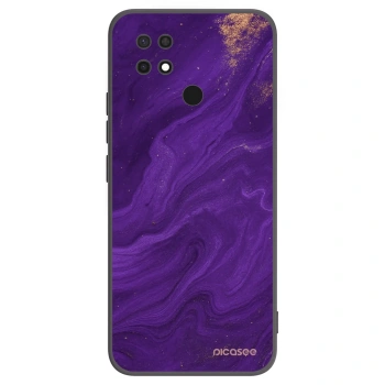 Picasee Μαύρη θήκη σιλικόνης για Xiaomi Redmi 10C - Purple