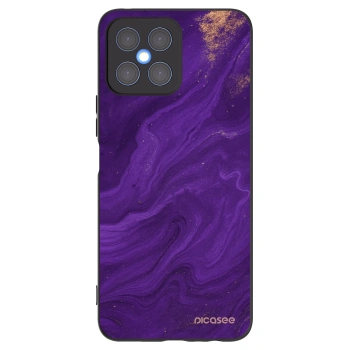Picasee Μαύρη θήκη σιλικόνης για Honor X8 4G - Purple