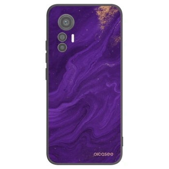 Picasee Μαύρη θήκη σιλικόνης για Xiaomi 12 Lite - Purple
