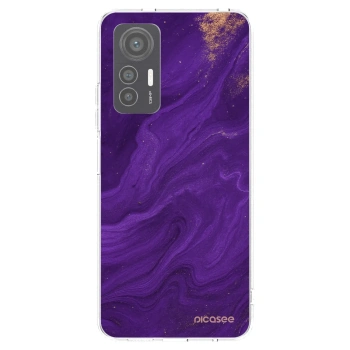 Picasee διαφανής θήκη σιλικόνης Xiaomi 12 Lite - Purple