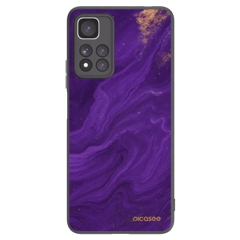 Picasee Μαύρη θήκη σιλικόνης για Xiaomi Redmi Note 11 Pro+ 5G - Purple