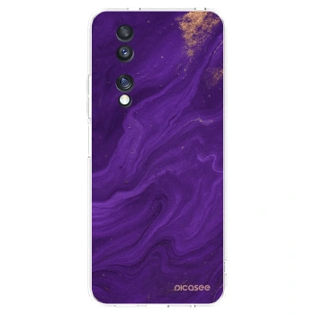 Picasee διαφανής θήκη σιλικόνης Honor 70 - Purple