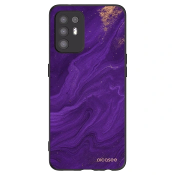 Picasee Μαύρη θήκη σιλικόνης για OPPO A94 5G - Purple