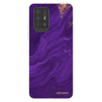 Picasee διαφανής θήκη σιλικόνης OPPO A94 5G - Purple