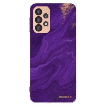 Picasee διαφανής θήκη σιλικόνης Samsung Galaxy A23 A236B 5G - Purple