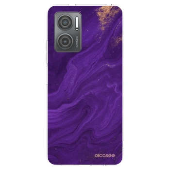 Picasee διαφανής θήκη σιλικόνης Xiaomi Redmi 10 5G - Purple