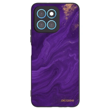 Picasee Μαύρη θήκη σιλικόνης για Honor X8 5G - Purple